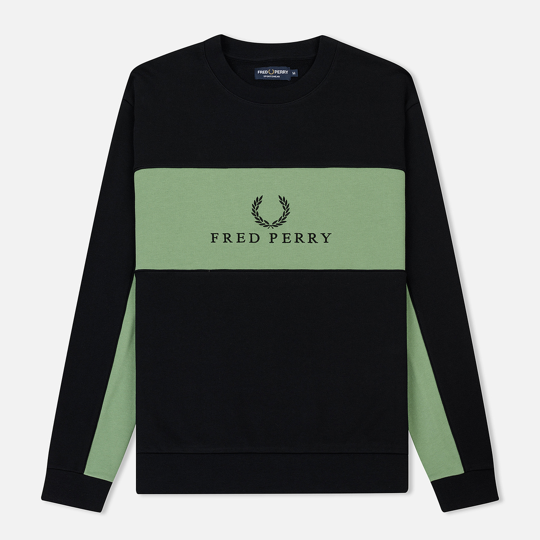 Fred Perry Мужская толстовка Panel Piped