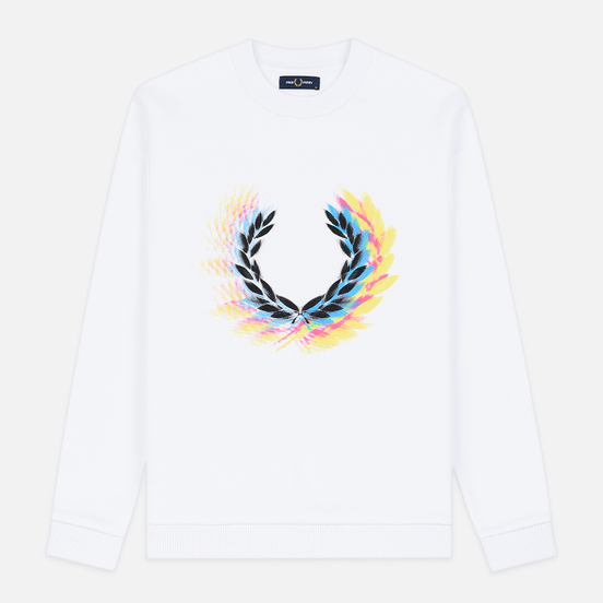 Мужская толстовка Fred Perry Process Colour White