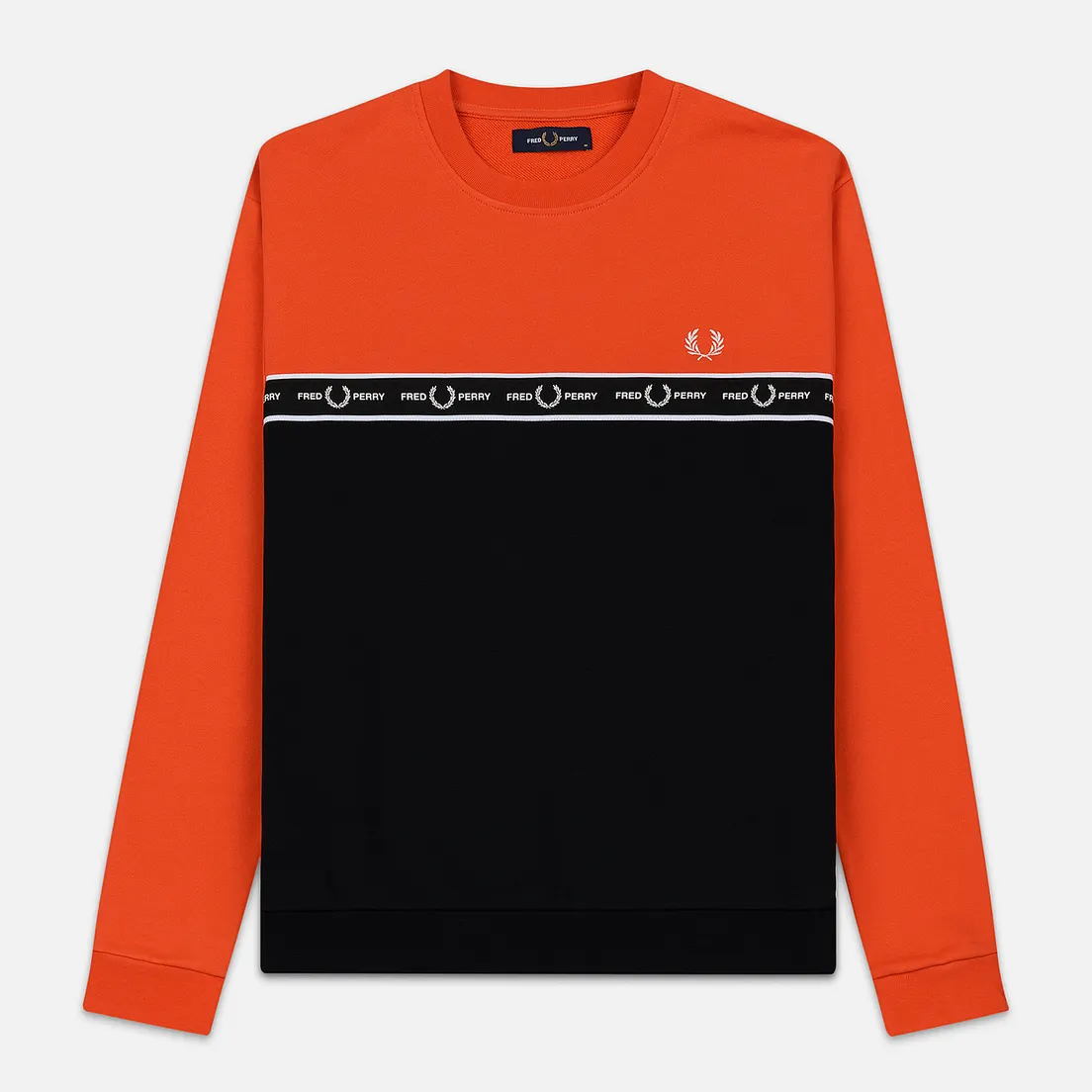 Fred Perry Мужская толстовка Taped Chest International