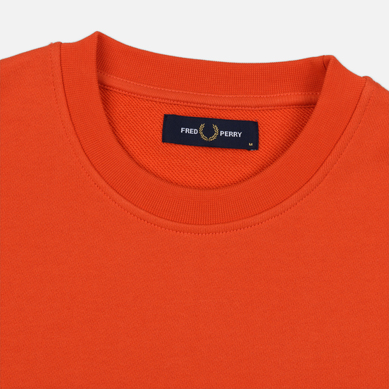 Мужская толстовка Fred Perry Taped Chest International Orange