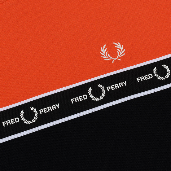 Мужская толстовка Fred Perry Taped Chest International Orange