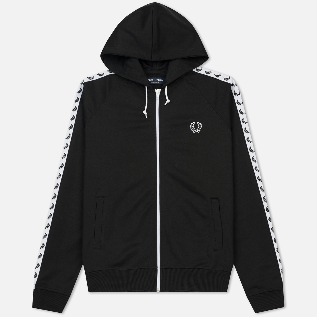 Fred Perry Мужская толстовка Taped Hooded Track