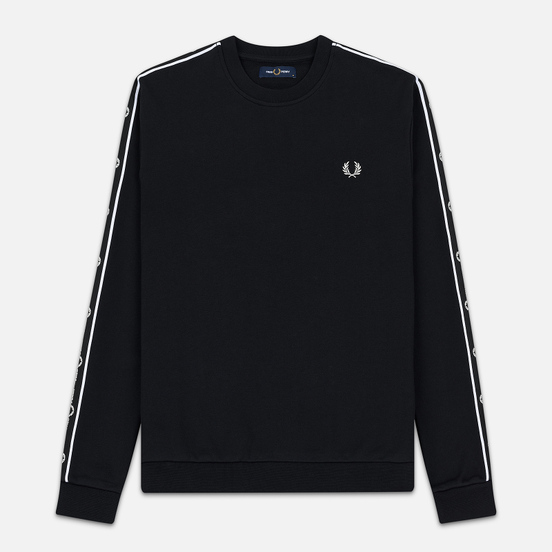Мужская толстовка Fred Perry Taped Shoulder Black