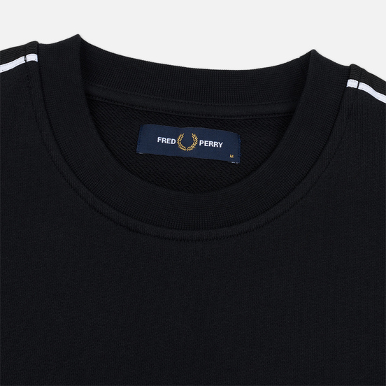 Мужская толстовка Fred Perry Taped Shoulder Black