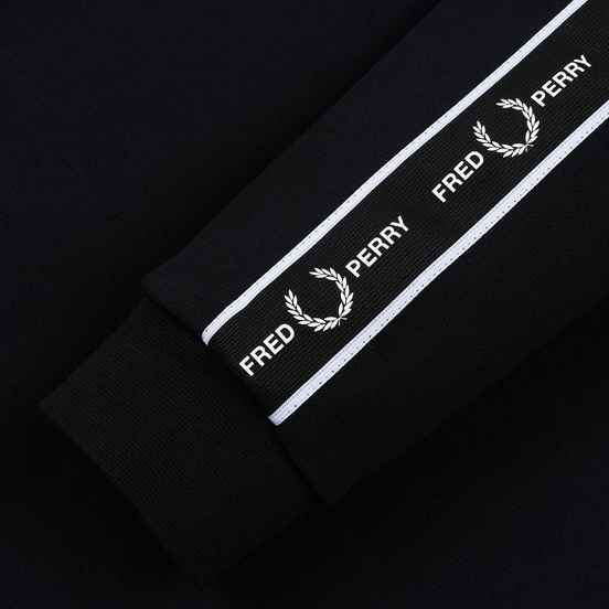 Мужская толстовка Fred Perry Taped Shoulder Black