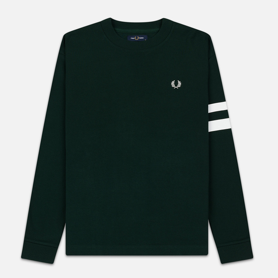 Мужская толстовка Fred Perry Tipped Sleeve Evergreen