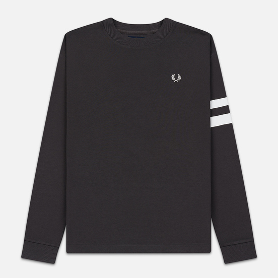 Мужская толстовка Fred Perry Tipped Sleeve Gunmetal