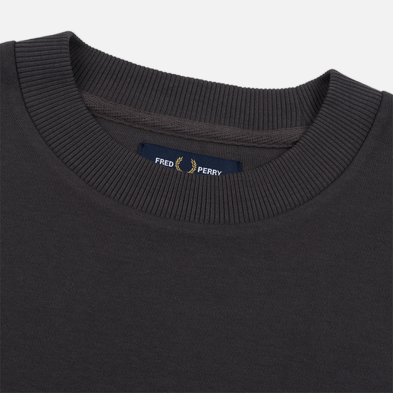 Мужская толстовка Fred Perry Tipped Sleeve Gunmetal