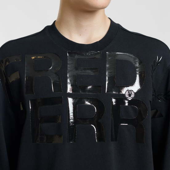 Мужская толстовка Fred Perry Vinyl Print Black