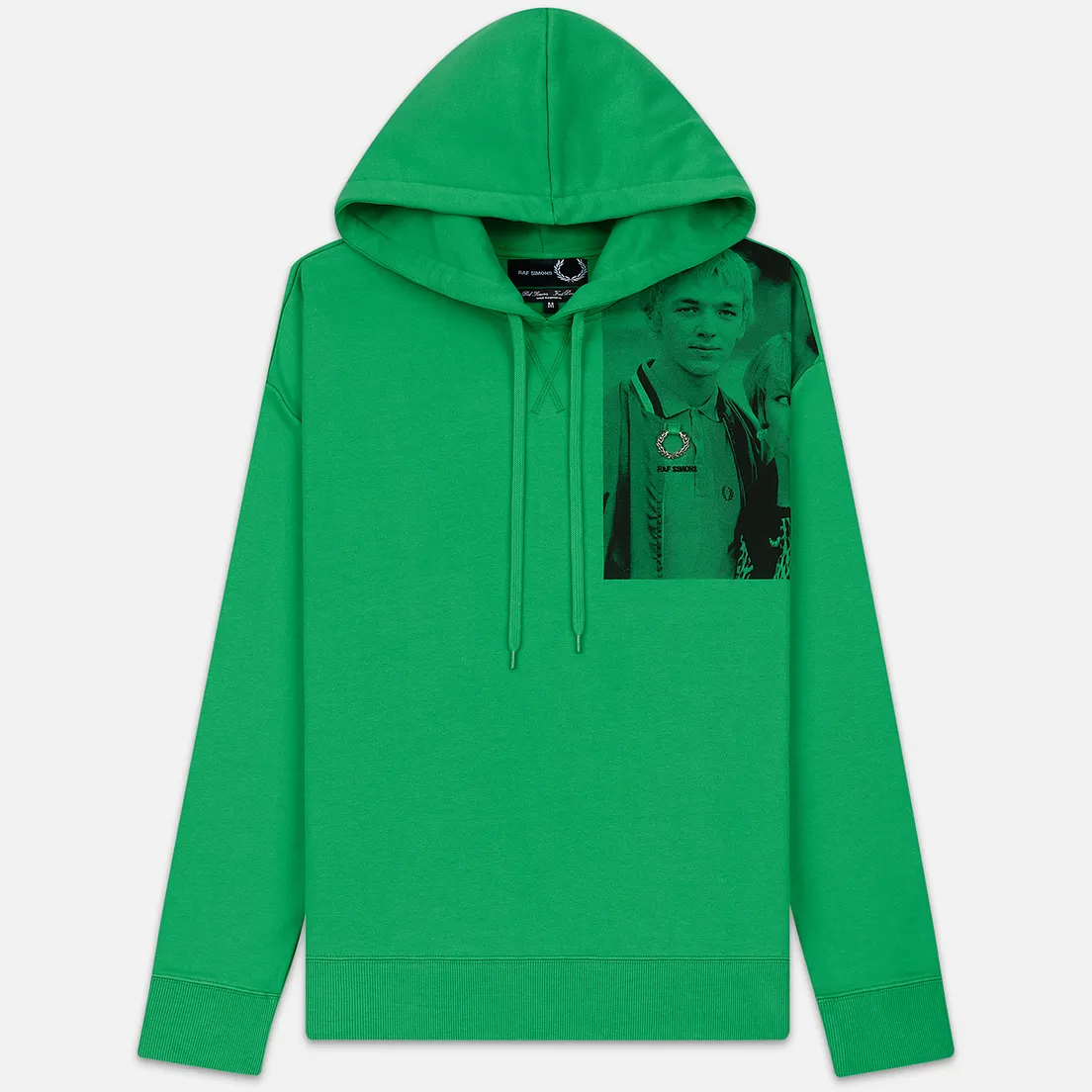 Fred Perry x Raf Simons Мужская толстовка Shoulder Print Hoodie