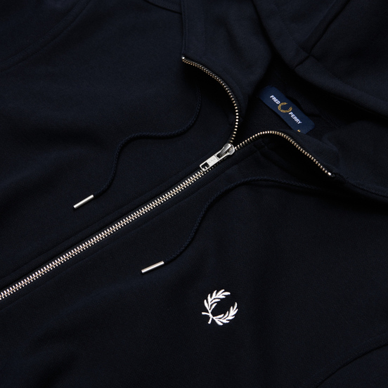Мужская толстовка Fred Perry Zip Through Hoodie Navy