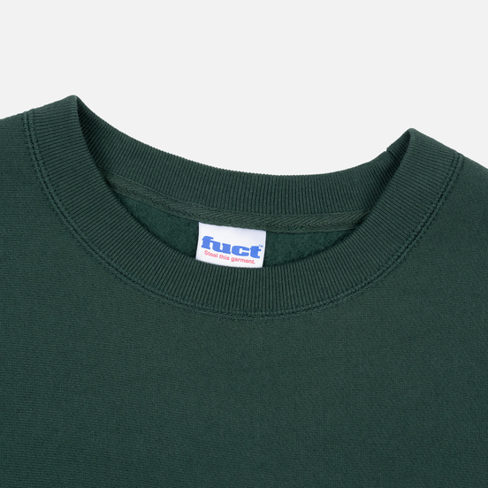 Мужская толстовка Fuct Fuct LA Embroidered Crew Neck Alpine Green