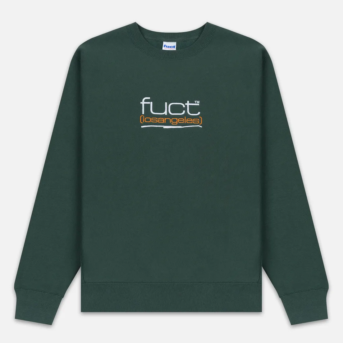 Fuct Мужская толстовка Fuct LA Embroidered Crew Neck