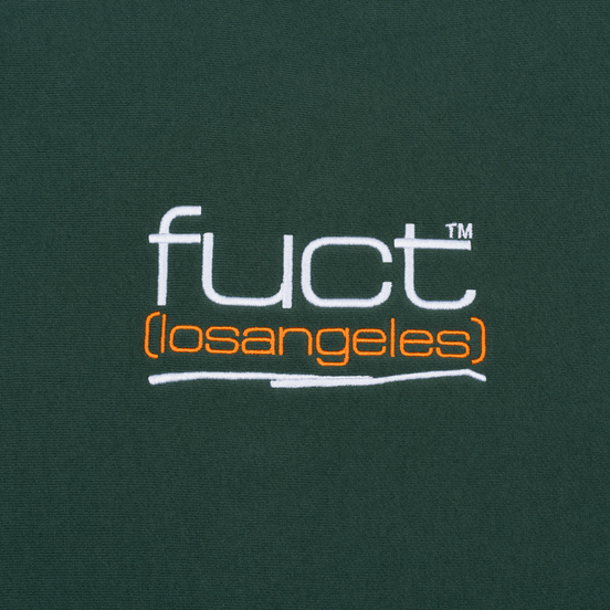 Мужская толстовка Fuct Fuct LA Embroidered Crew Neck Alpine Green