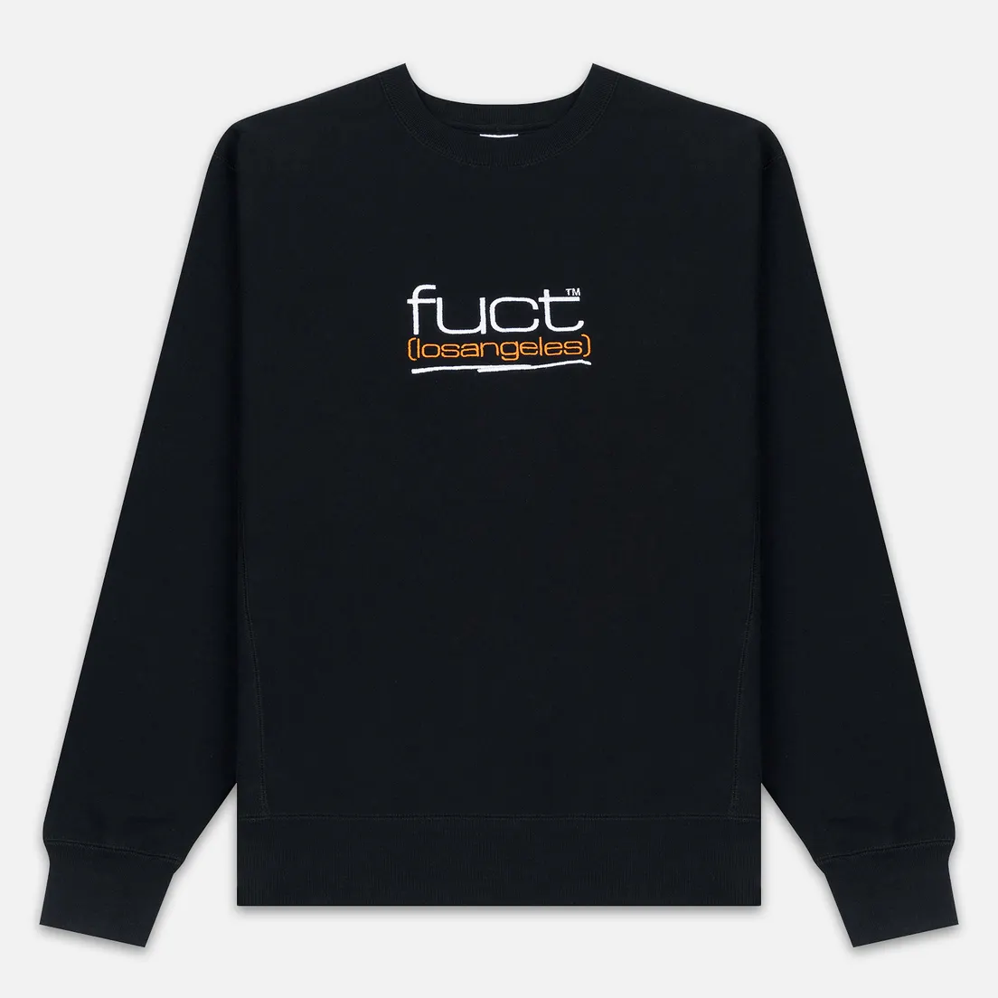 Fuct Мужская толстовка Fuct LA Embroidered Crew Neck