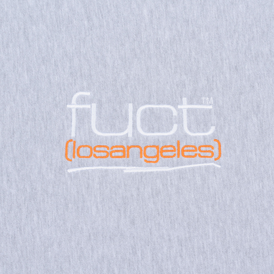 Мужская толстовка Fuct Fuct LA Embroidered Crew Neck Heather Grey