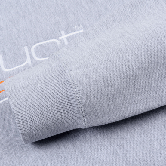 Мужская толстовка Fuct Fuct LA Embroidered Crew Neck Heather Grey