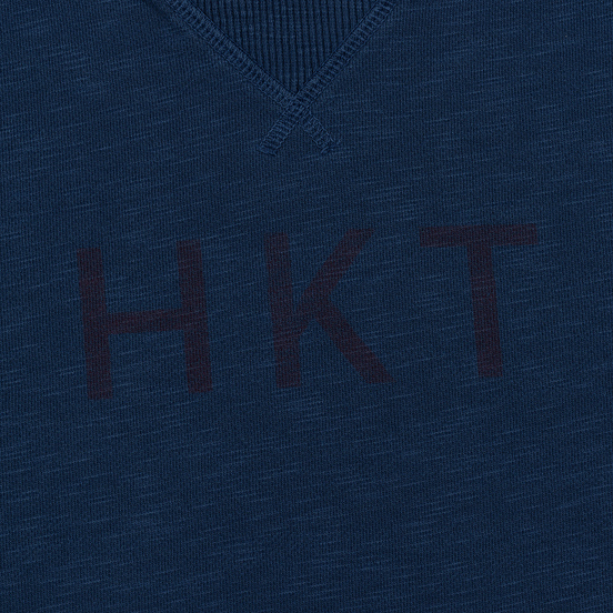 Мужская толстовка Hackett Logo HKT Crew Neck Dark Blue