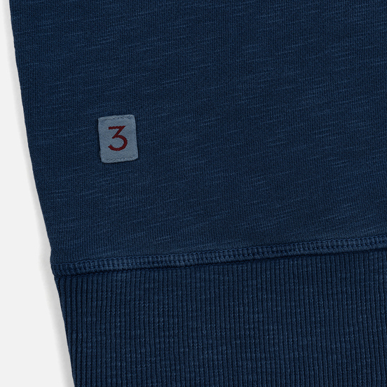 Мужская толстовка Hackett Logo HKT Crew Neck Dark Blue