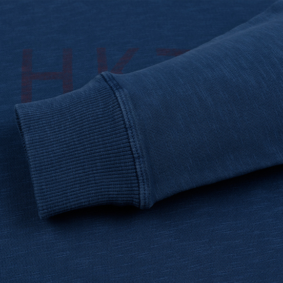 Мужская толстовка Hackett Logo HKT Hoodie Dark Blue