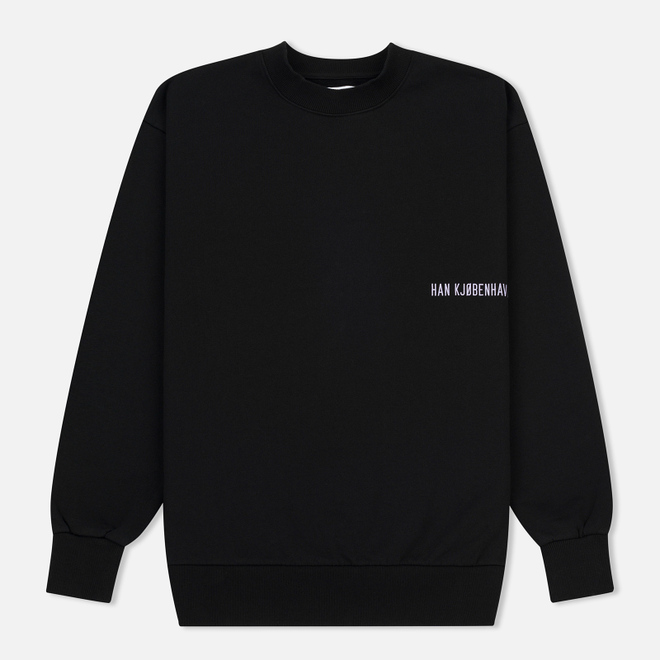 Мужская толстовка Han Kjobenhavn Casual Crew Chest Logo Black