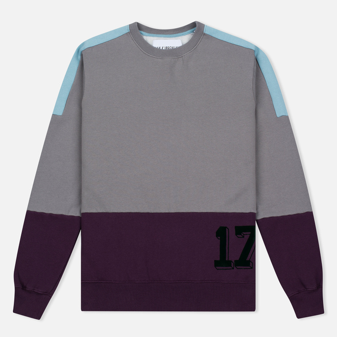 Мужская толстовка Han Kjobenhavn Southside Crew Grey/Purple