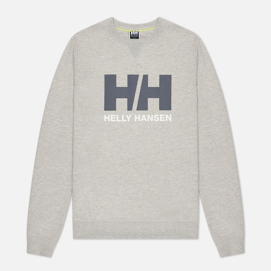 Мужская толстовка Helly Hansen HH Logo Crew Grey Melange/Black/White
