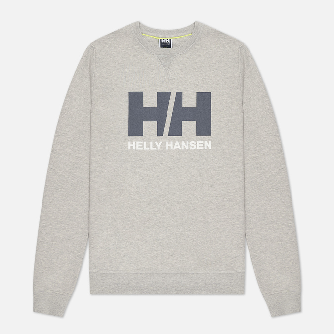 Мужская толстовка Helly Hansen, цвет серый, размер L 34000-950 HH Logo Crew - фото 1
