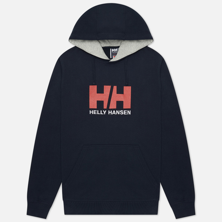 Мужская толстовка Helly Hansen HH Logo Hoodie, цвет синий, размер L