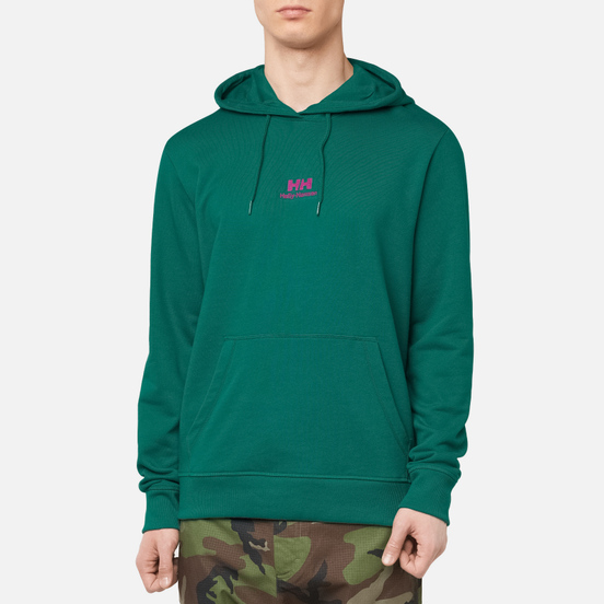 Мужская толстовка Helly Hansen YU20 Logo Hoodie Alpine Green