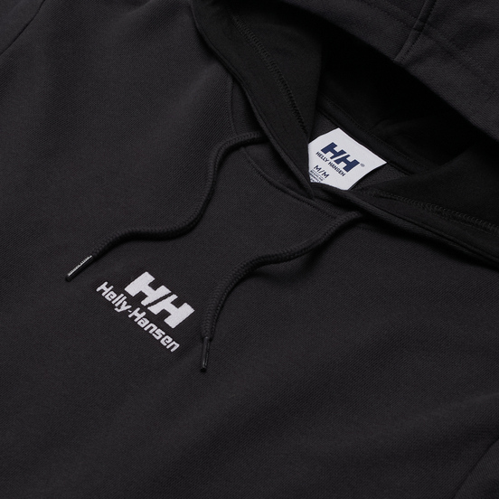 Мужская толстовка Helly Hansen YU20 Logo Hoodie Ebony