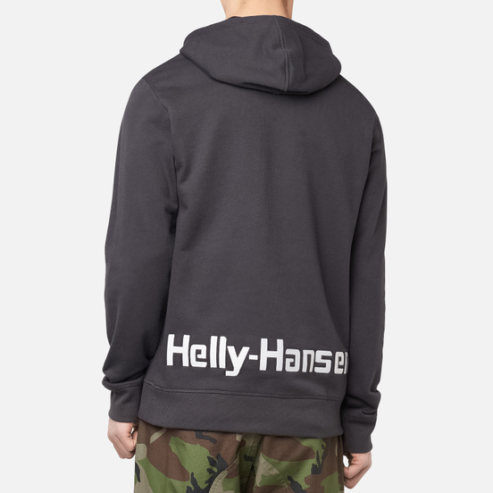 Мужская толстовка Helly Hansen YU20 Logo Hoodie Ebony