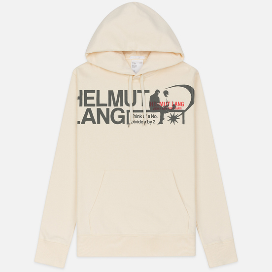 Мужская толстовка Helmut Lang Standard Hoodie Pelvis Generic Pearl