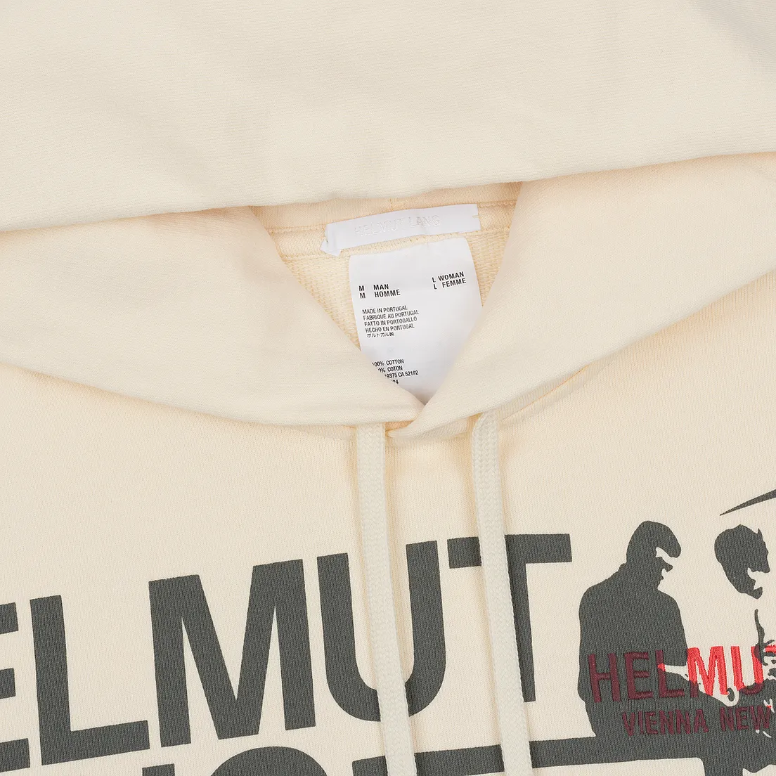 Helmut Lang Мужская толстовка Standard Hoodie Pelvis Generic
