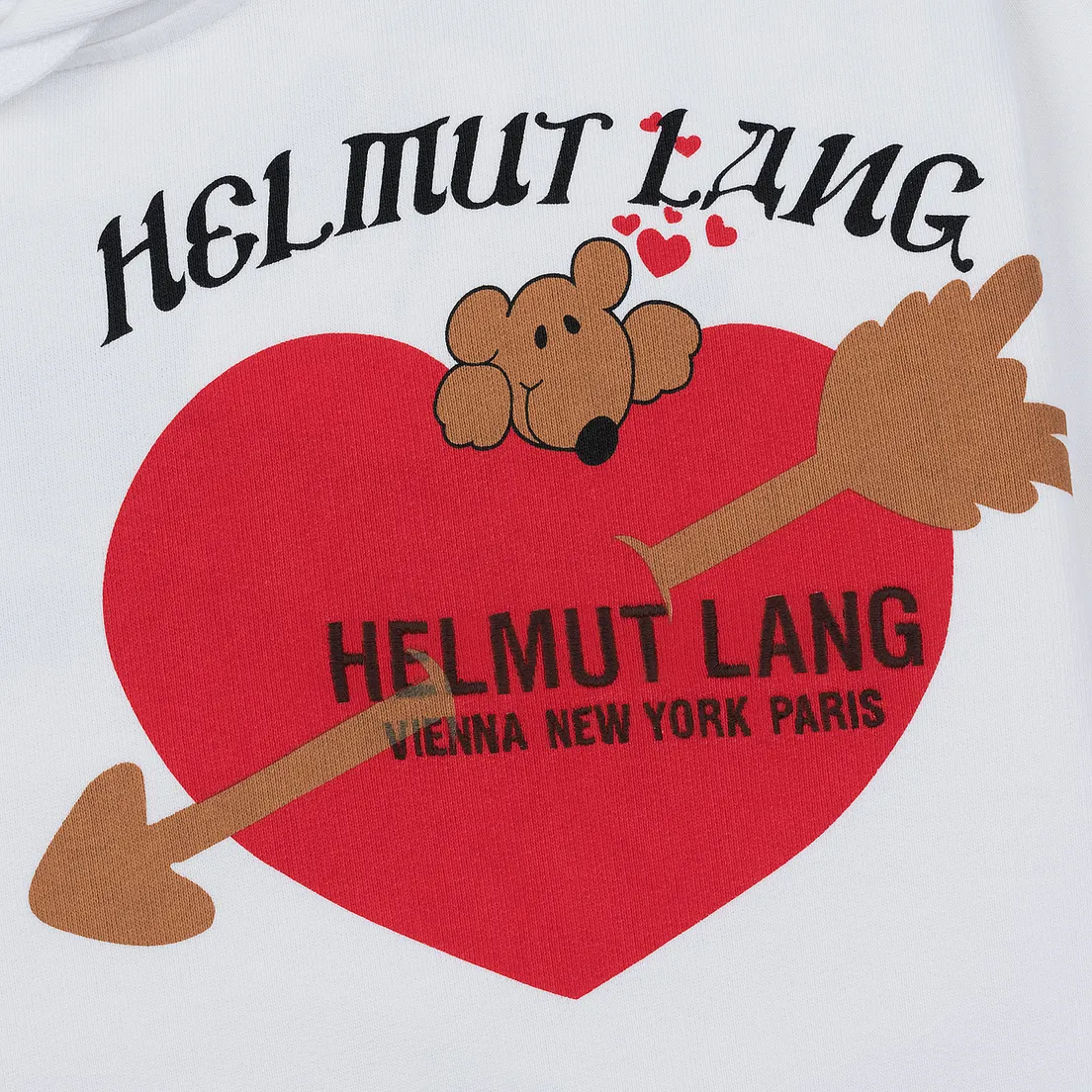 Helmut Lang Мужская толстовка Standard Hoodie Valentine