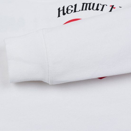 Мужская толстовка Helmut Lang Standard Hoodie Valentine Chalk White