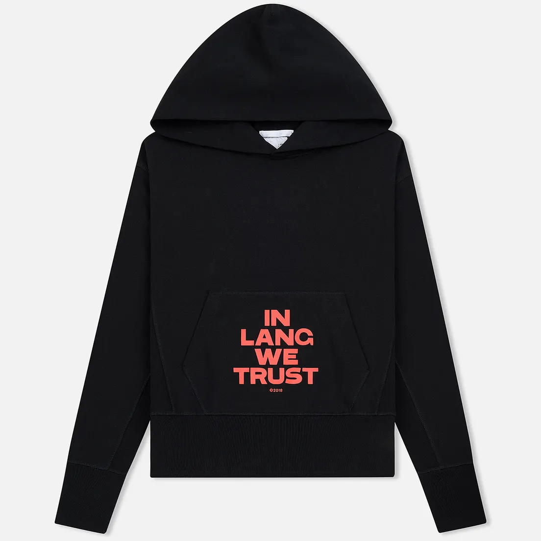 Helmut Lang Мужская толстовка Standard Hoodie With Print