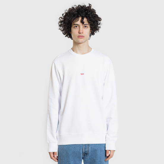 Мужская толстовка Helmut Lang Taxi Crew Neck White