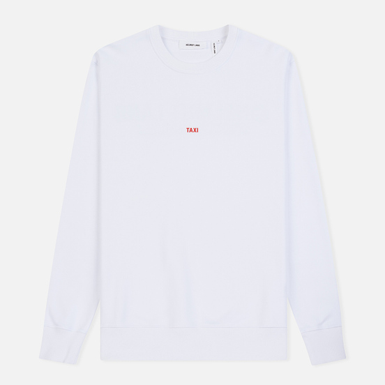 Мужская толстовка Helmut Lang Taxi Crew Neck White