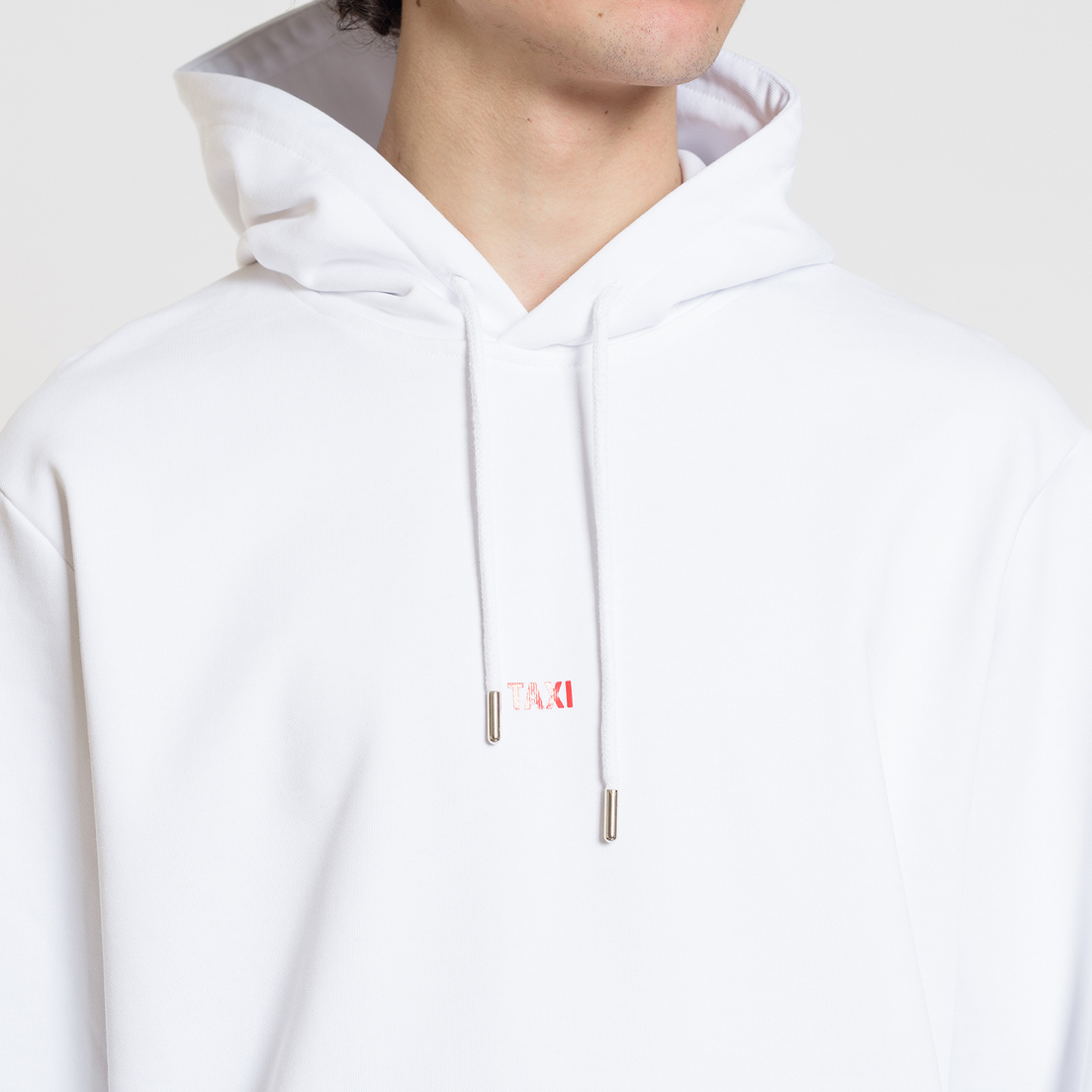 taxi hoodie white