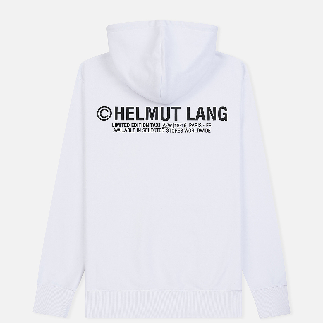 taxi hoodie helmut lang