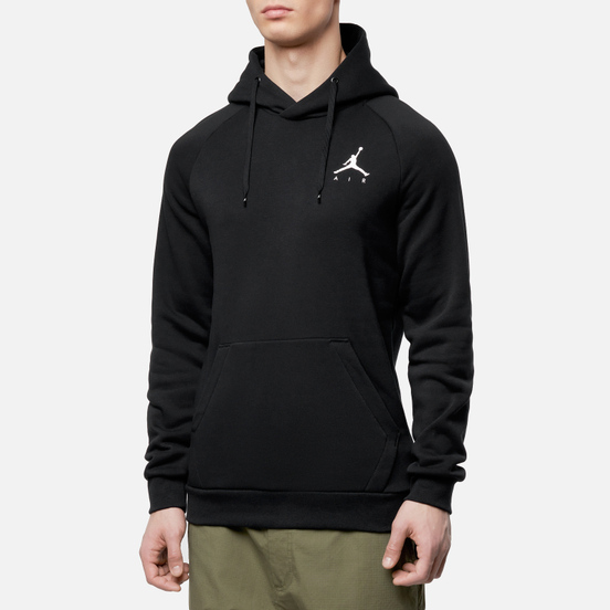 Мужская толстовка Jordan Jumpman Fleece Black/White