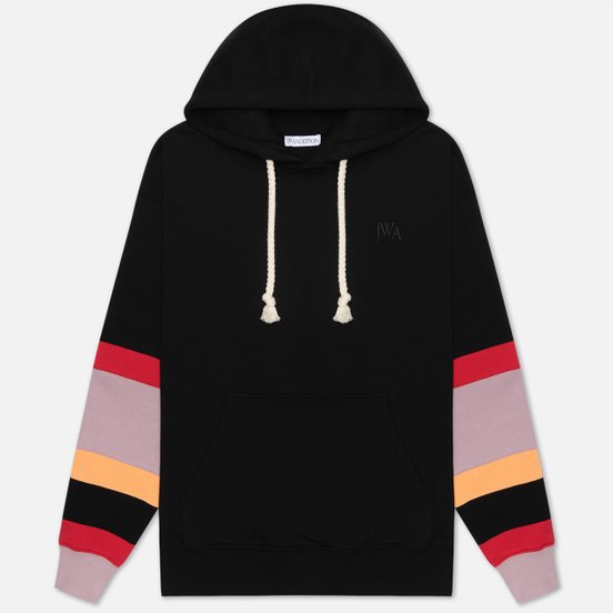 Мужская толстовка JW Anderson Colourblock Sleeves Hoodie Black