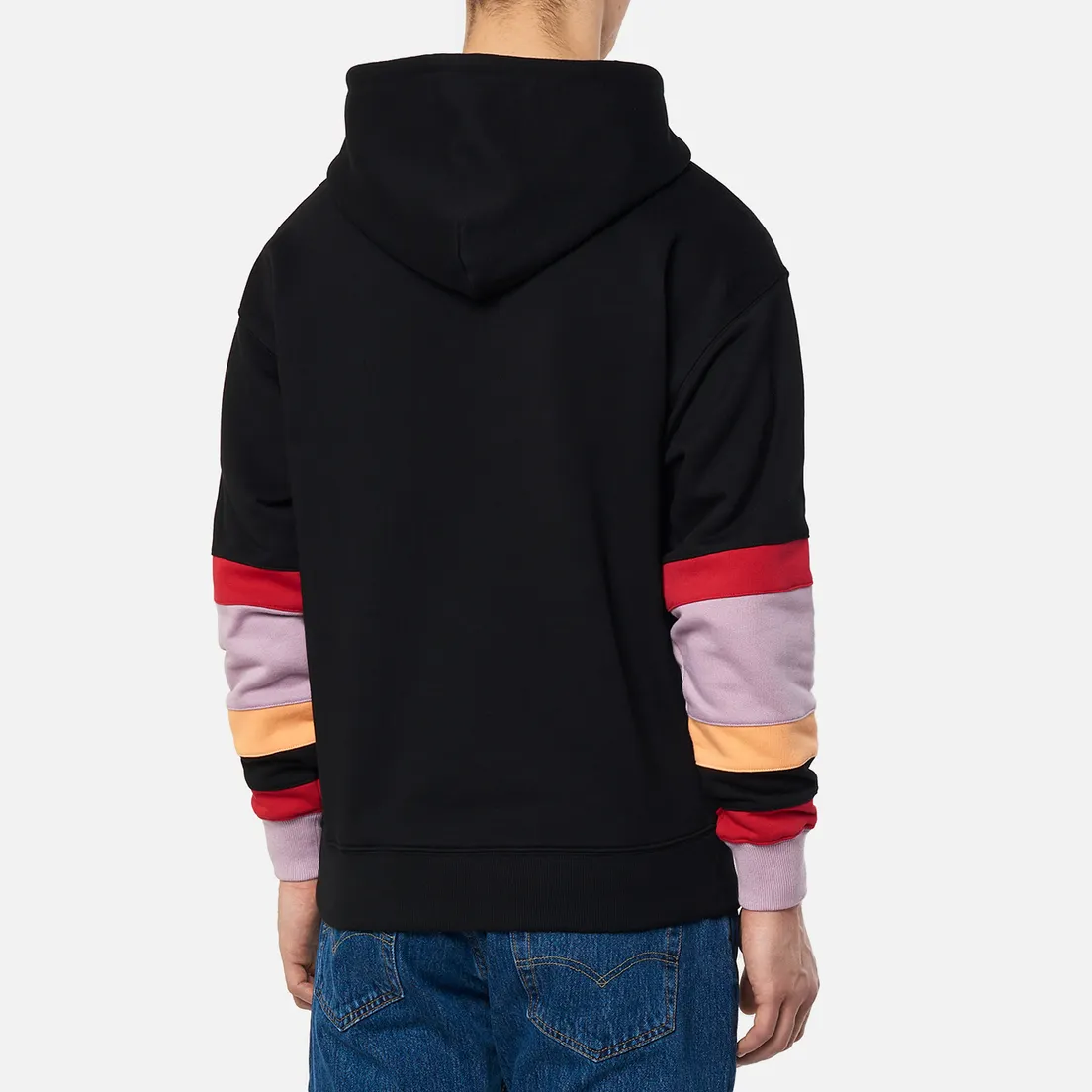 JW Anderson Мужская толстовка Colourblock Sleeves Hoodie