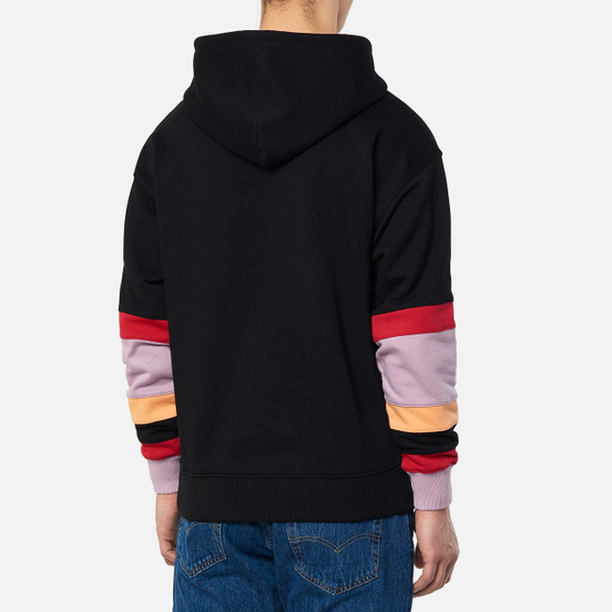 Мужская толстовка JW Anderson Colourblock Sleeves Hoodie Black