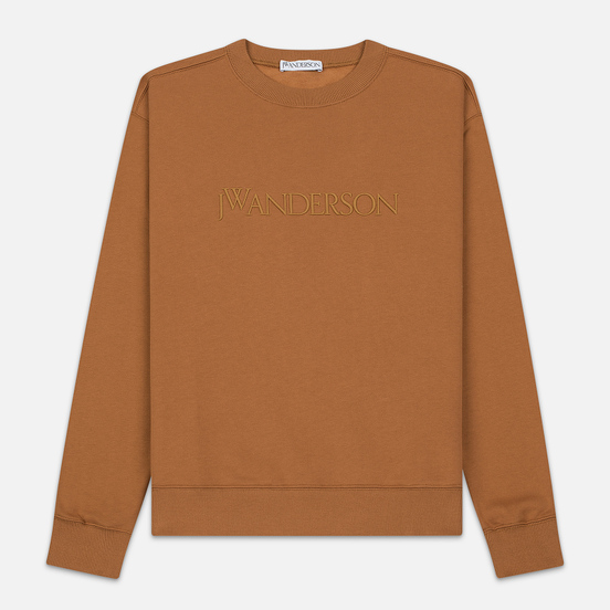 Мужская толстовка JW Anderson JWA Embroidery Logo Cinnamon