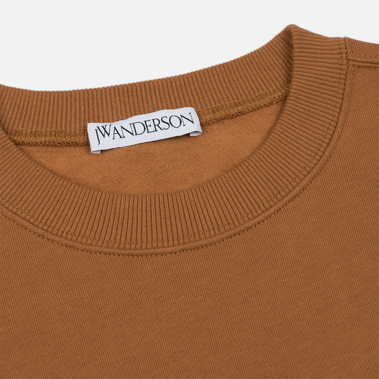 Мужская толстовка JW Anderson JWA Embroidery Logo Cinnamon