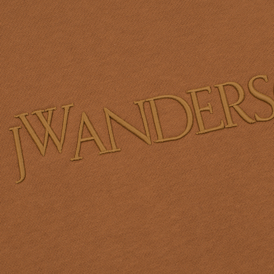Мужская толстовка JW Anderson JWA Embroidery Logo Cinnamon