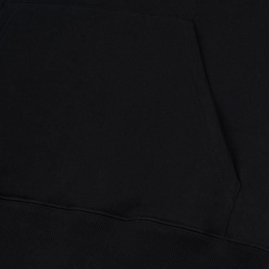 Мужская толстовка JW Anderson JWA Embroidery Logo Hoodie Black