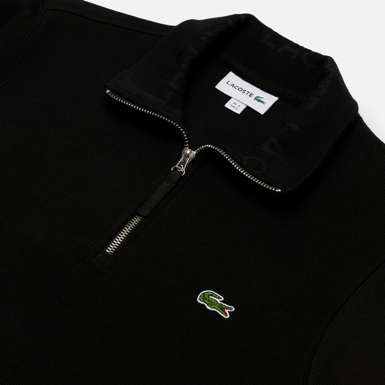 Мужская толстовка Lacoste Classic 1/2 Zip Black